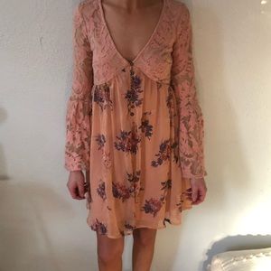Blush Boho Minidress